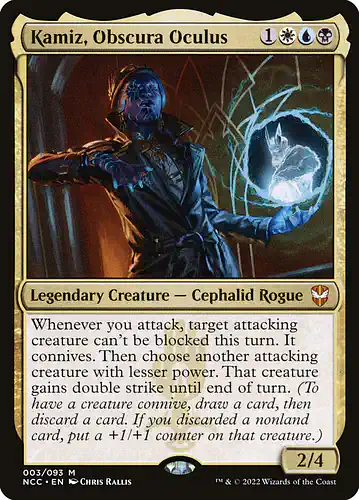 Kamiz, Obscura Oculus - ncc Spoiler