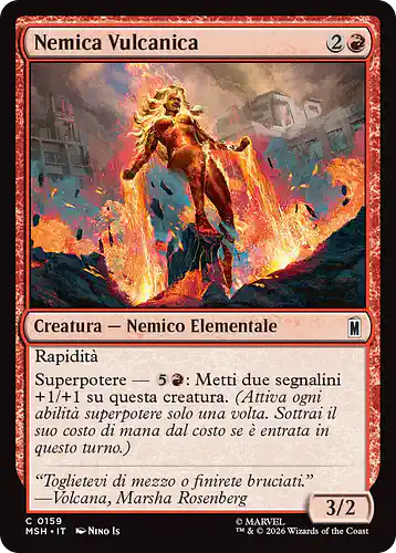 Volcanic Villain - msh Spoiler