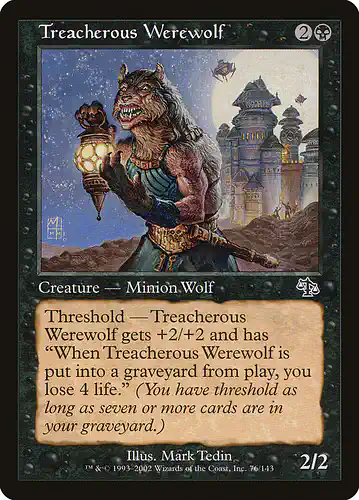 Treacherous Werewolf - jud Spoiler