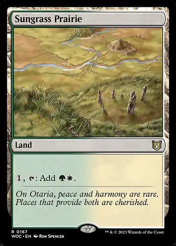 Sungrass Prairie - woc Spoiler