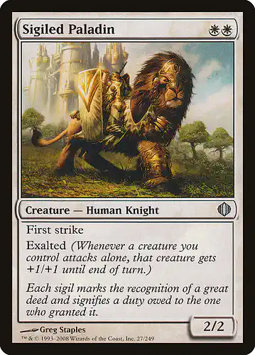 Sigiled Paladin - ala Spoiler