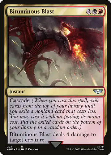 Bituminous Blast - 40k Spoiler