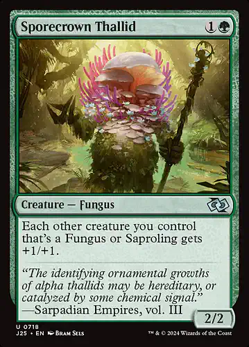 Sporecrown Thallid - j25 Spoiler