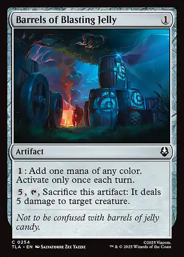Barrels of Blasting Jelly - tla Spoiler