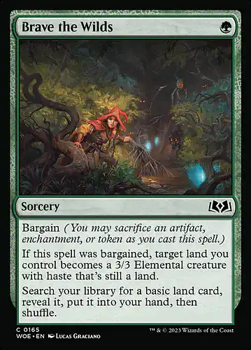 Brave the Wilds - woe Spoiler