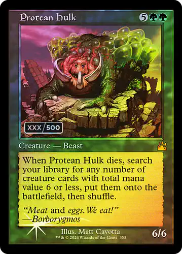 Protean Hulk - rvr Spoiler