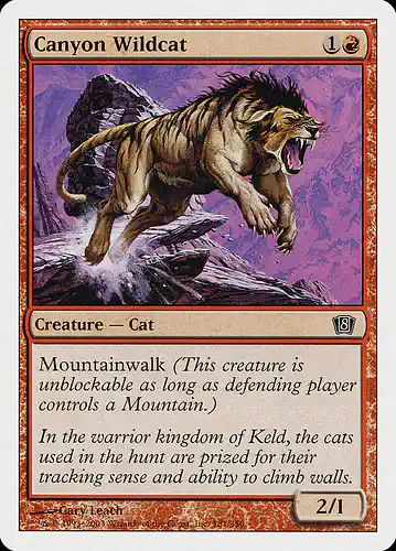 Canyon Wildcat - 8ed Spoiler