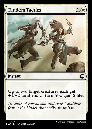 Tandem Tactics - clu Spoiler