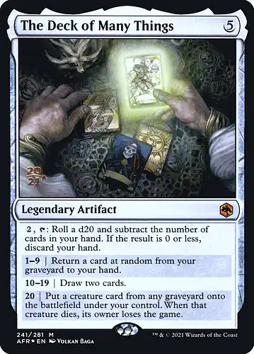 The Deck of Many Things - afr Spoiler