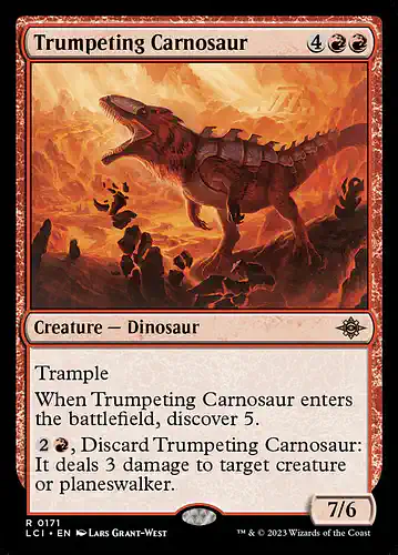 Trumpeting Carnosaur - lci Spoiler
