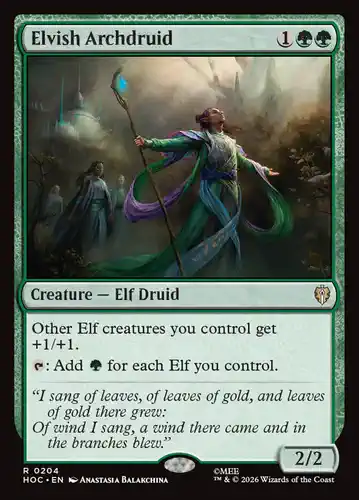 Elvish Archdruid - hoc Spoiler