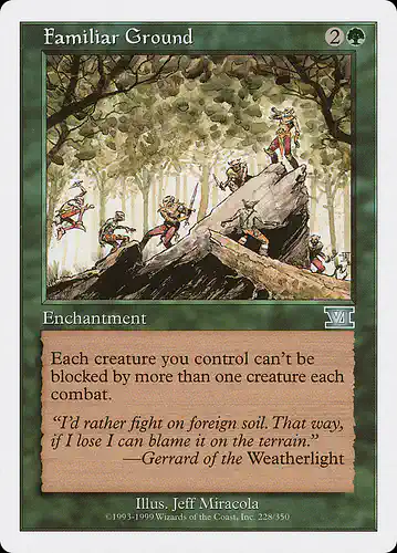 Familiar Ground - 6ed Spoiler