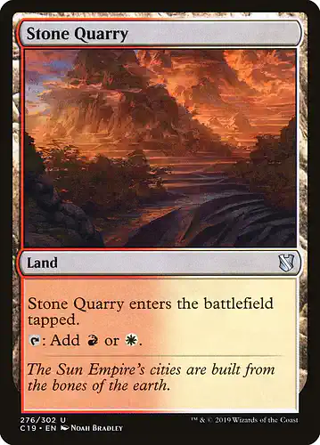 Stone Quarry - c19 Spoiler