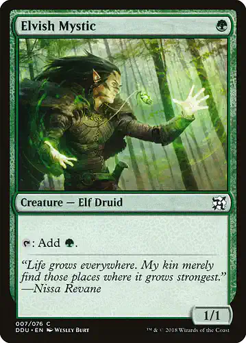 Elvish Mystic - ddu Spoiler