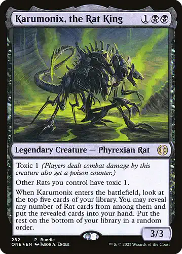 Karumonix, the Rat King - one Spoiler