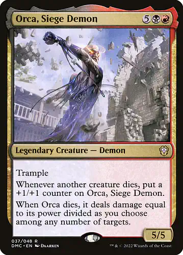 Orca, Siege Demon - dmc Spoiler