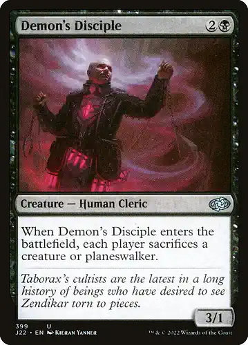 Demon's Disciple - j22 Spoiler
