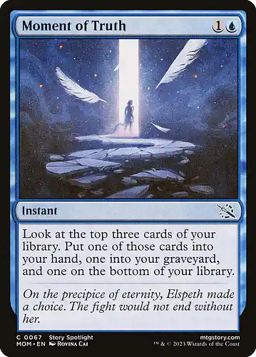 Moment of Truth - mom Spoiler
