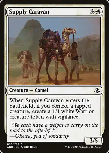 Supply Caravan - akh Spoiler