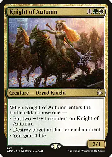 Knight of Autumn - afc Spoiler