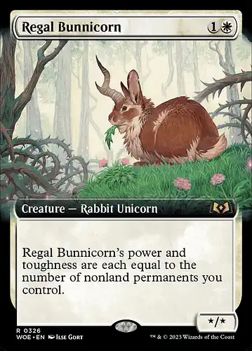 Regal Bunnicorn - woe Spoiler