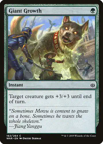 Giant Growth - war Spoiler