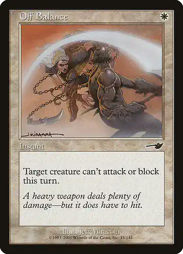 Off Balance - nem Spoiler