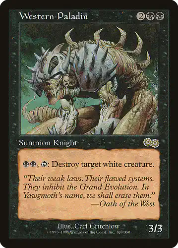 Western Paladin - usg Spoiler