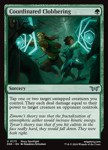 Coordinated Clobbering - dsk Spoiler
