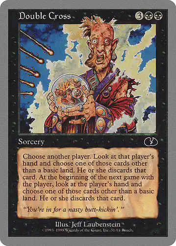 Double Cross - ugl Spoiler