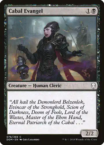 Cabal Evangel - dom Spoiler
