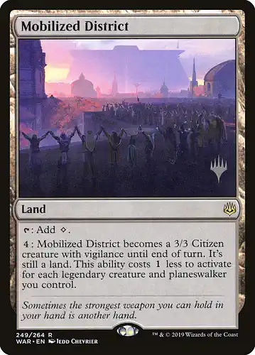 Mobilized District - war Spoiler