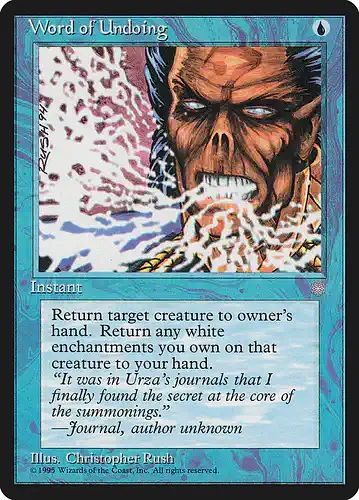 Word of Undoing - ice Spoiler