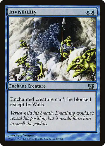 Invisibility - 8ed Spoiler