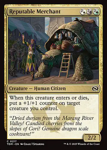 Reputable Merchant - tdm Spoiler