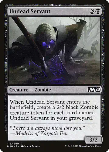 Undead Servant - m20 Spoiler