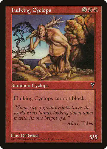 Hulking Cyclops - vis Spoiler
