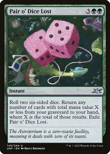Pair o' Dice Lost - unf Spoiler