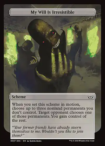 My Will Is Irresistible - dsc Spoiler