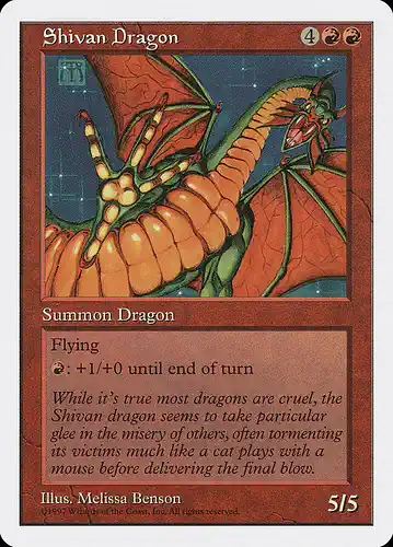 Shivan Dragon - 5ed Spoiler