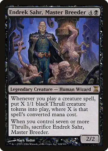 Endrek Sahr, Master Breeder - tsp Spoiler
