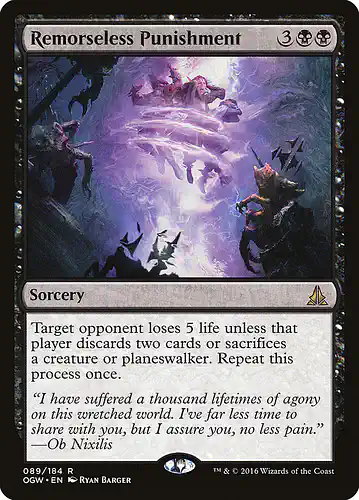 Remorseless Punishment - ogw Spoiler