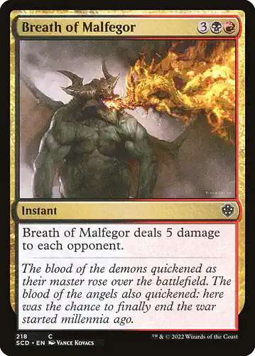 Breath of Malfegor - scd Spoiler