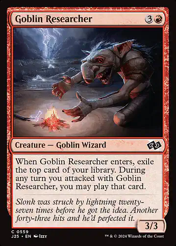 Goblin Researcher - j25 Spoiler
