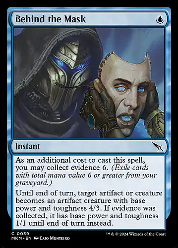 Behind the Mask - mkm Spoiler