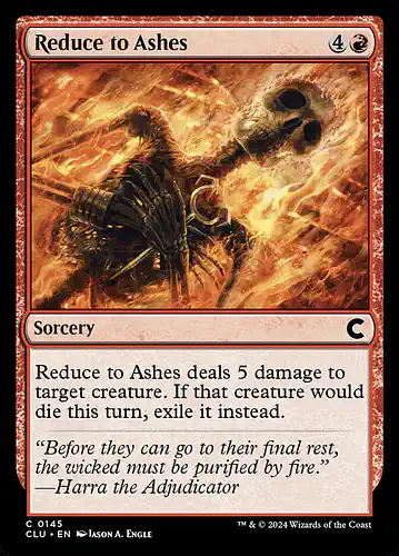 Reduce to Ashes - clu Spoiler