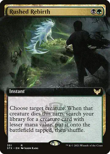 Rushed Rebirth - stx Spoiler