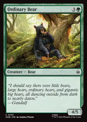 Ordinary Bear - hob Spoiler