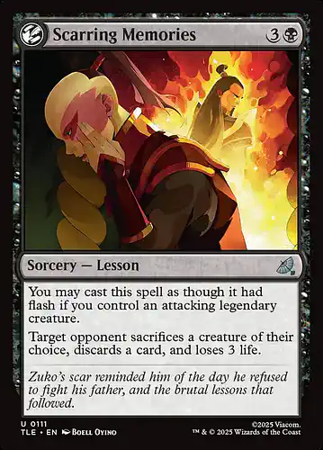 Scarring Memories - tle Spoiler