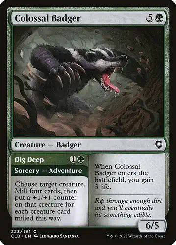 Colossal Badger - clb Spoiler